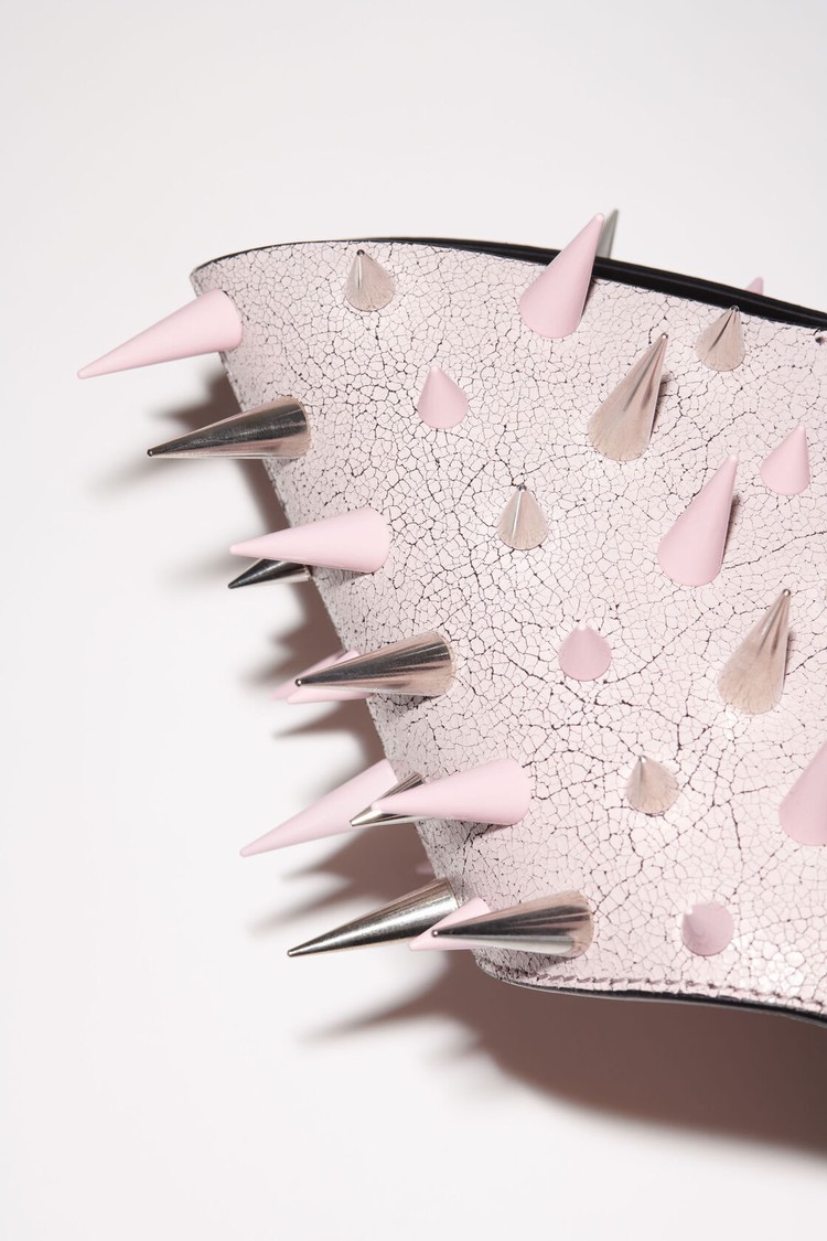 Pink Acne Studios Top Handle Spike Bags | UAOW-30876