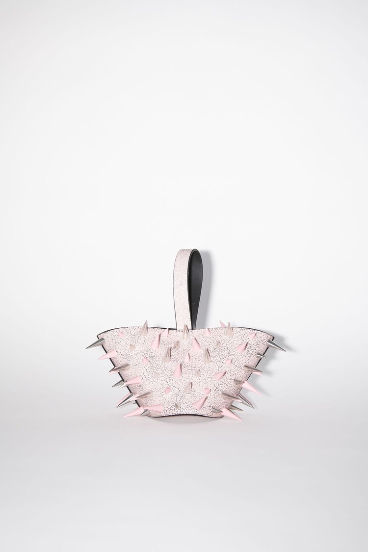 Pink Acne Studios Top Handle Spike Bags | UAOW-30876