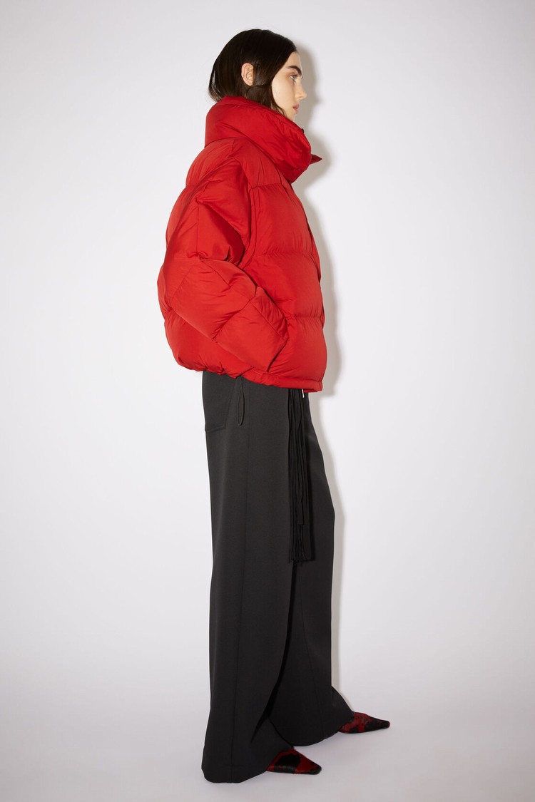 Pink / Red Acne Studios Down Puffer Women's Jackets | CSGZ-42379