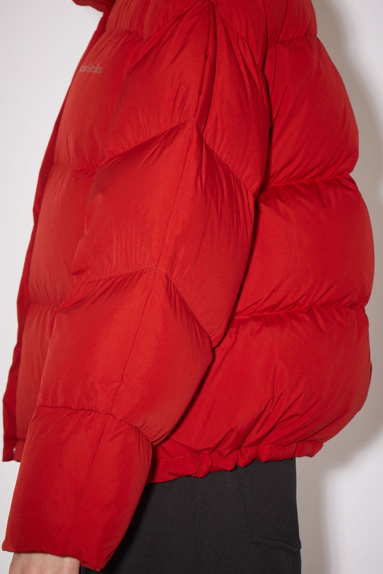 Pink / Red Acne Studios Down Puffer Women's Jackets | CSGZ-42379