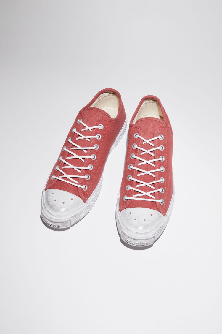 Pink / Red Acne Studios Low Top Men's Sneakers | RXDA-75029