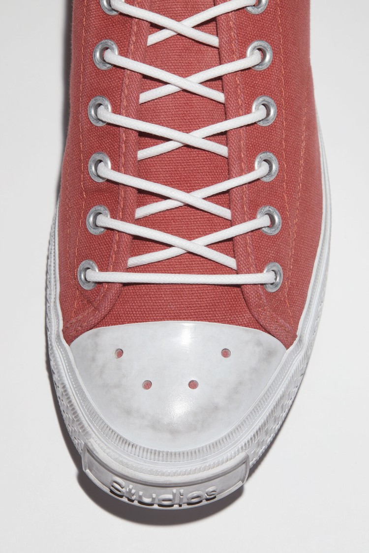 Pink / Red Acne Studios Low Top Men's Sneakers | RXDA-75029