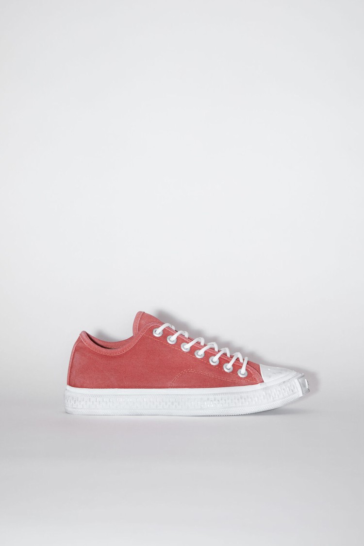 Pink / Red Acne Studios Low Top Women\'s Sneakers | LYGP-16482