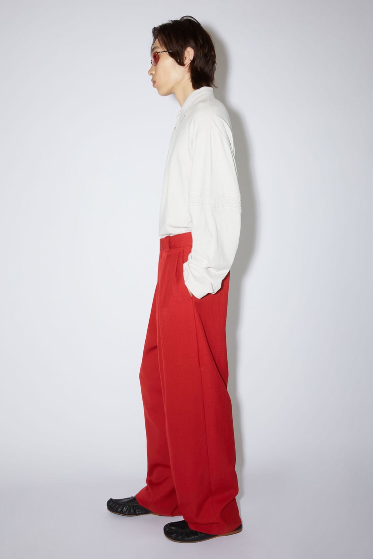 Pink / Red Acne Studios Tailored Men's Trousers | GEDX-19742