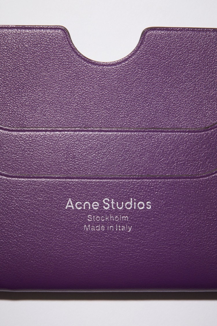 Purple Acne Studios Card Holder Card Case | YFIU-17682