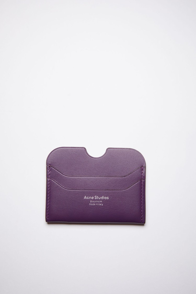 Purple Acne Studios Card Holder Card Case | YFIU-17682