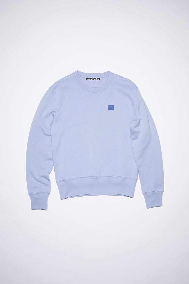 Purple Acne Studios Crew Neck Men's Sweatshirts | DKIX-52016