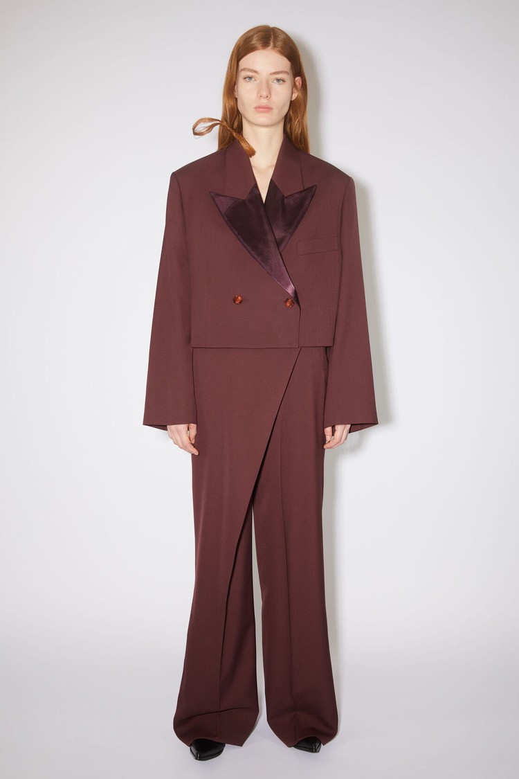 Purple Acne Studios Double-breasted Women\'s Suits | TNYR-43065