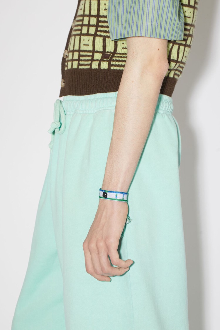 Purple Acne Studios Face Logo Friendship Bracelet Jewellery | APLM-60512