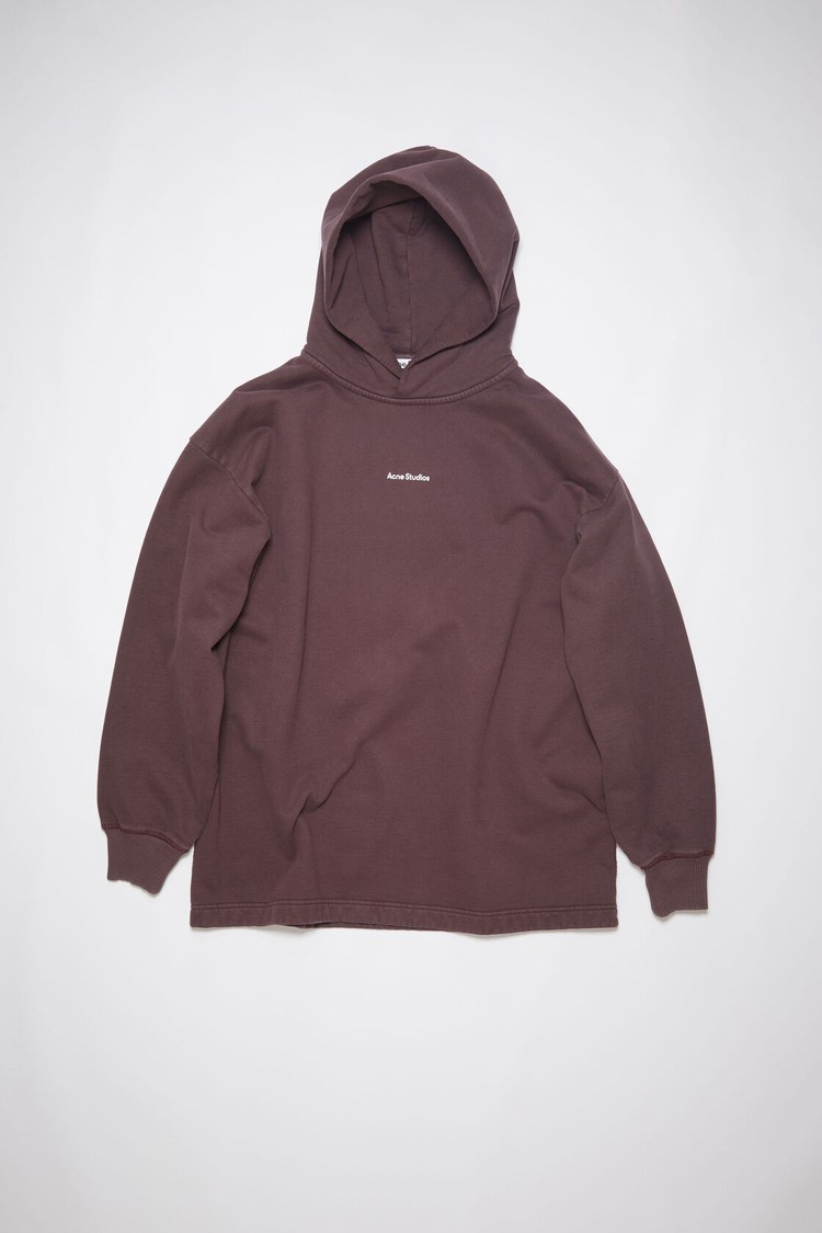 Purple Acne Studios Logo Hooded Women's Hoodie | WCMQ-93815