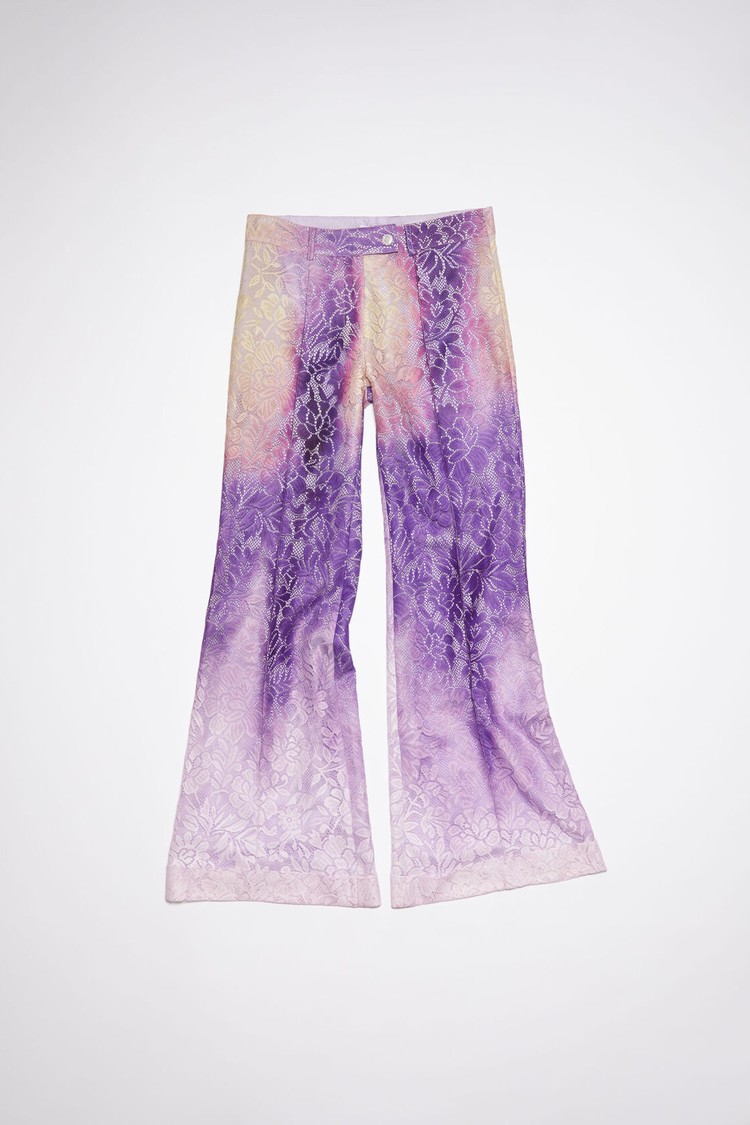 Purple Acne Studios Tailored Women's Trousers | RHJI-01285