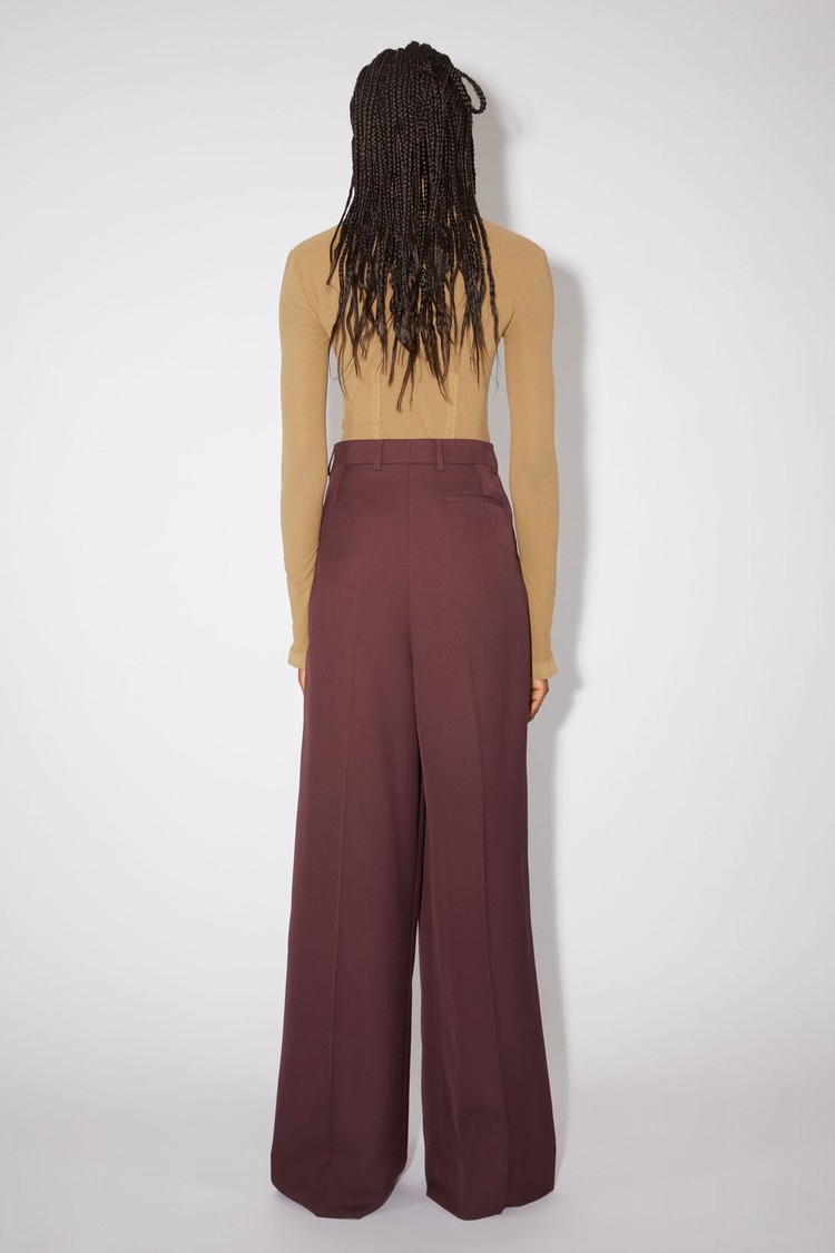 Purple Acne Studios Tailored Wrap Women's Trousers | LPZJ-91865