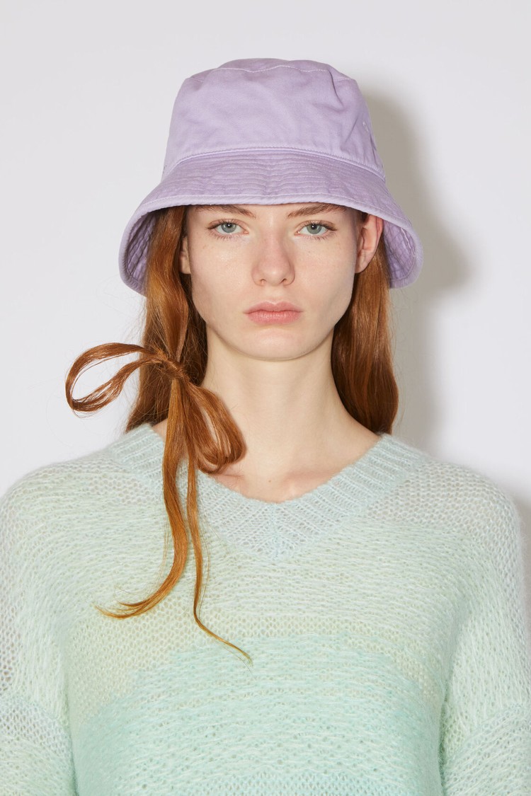 Purple Acne Studios Twill Bucket Hats | JIOB-75426