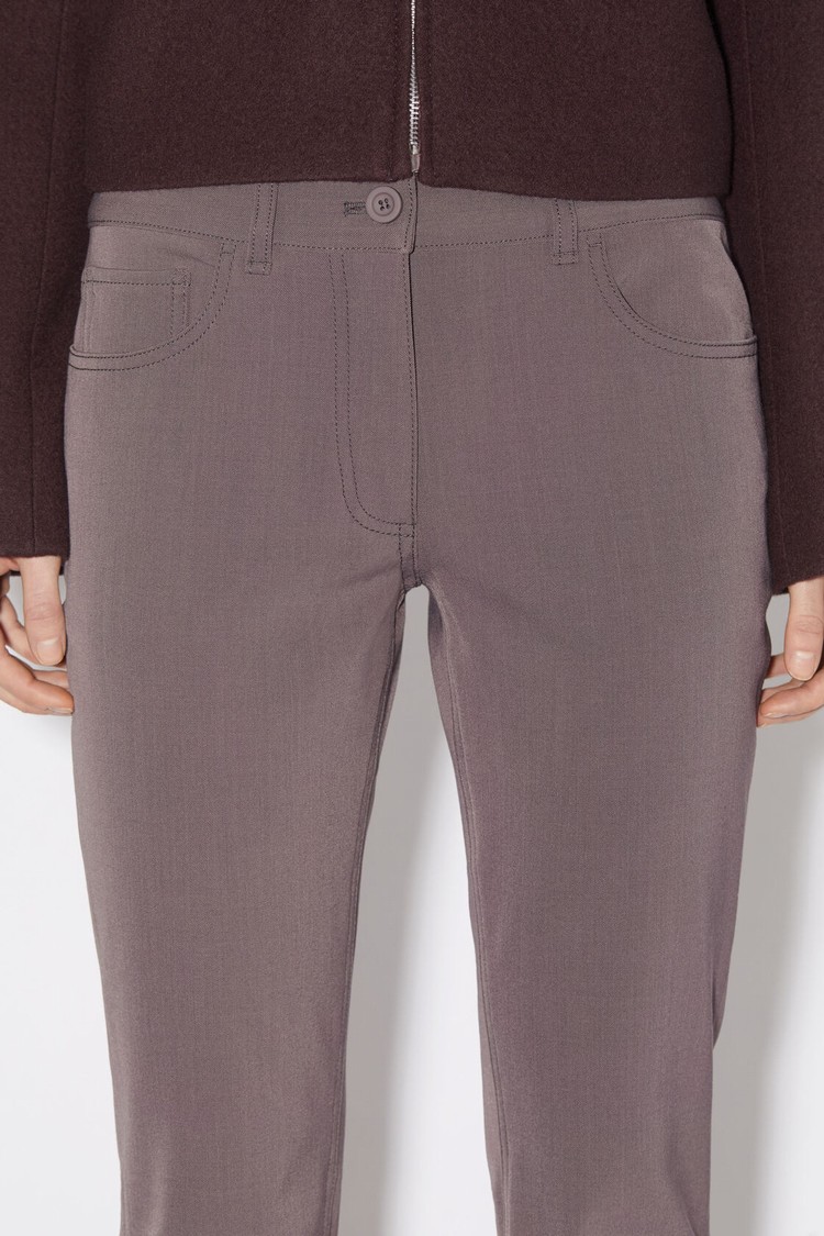 Purple Acne Studios Wool Blend Women's Trousers | JDPY-71426