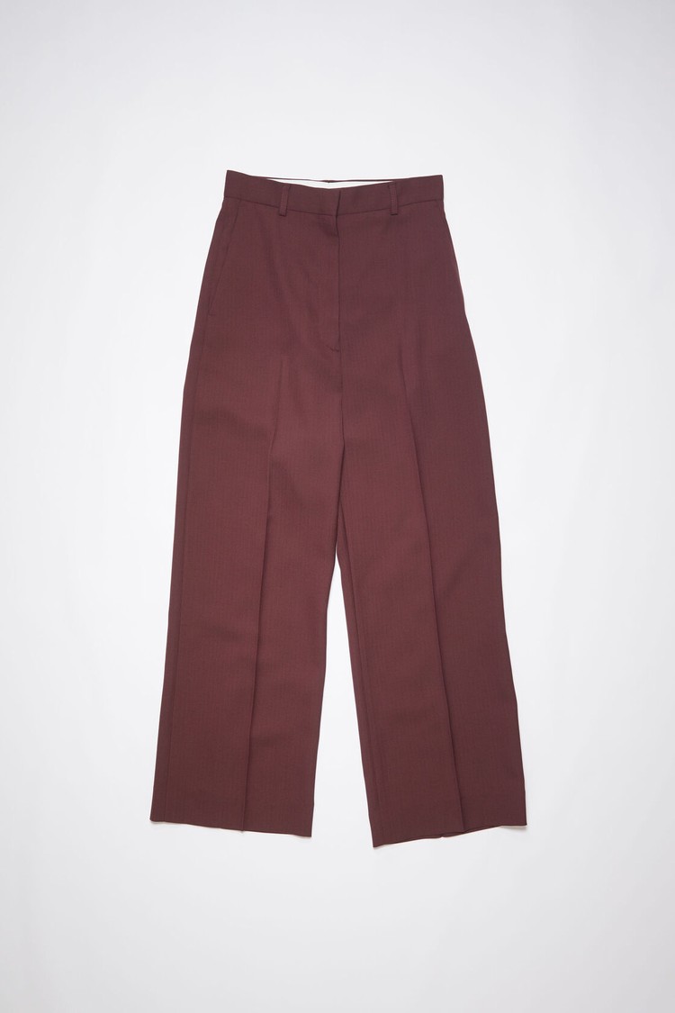 Purple Acne Studios Wool Blend Women's Trousers | QATL-02341