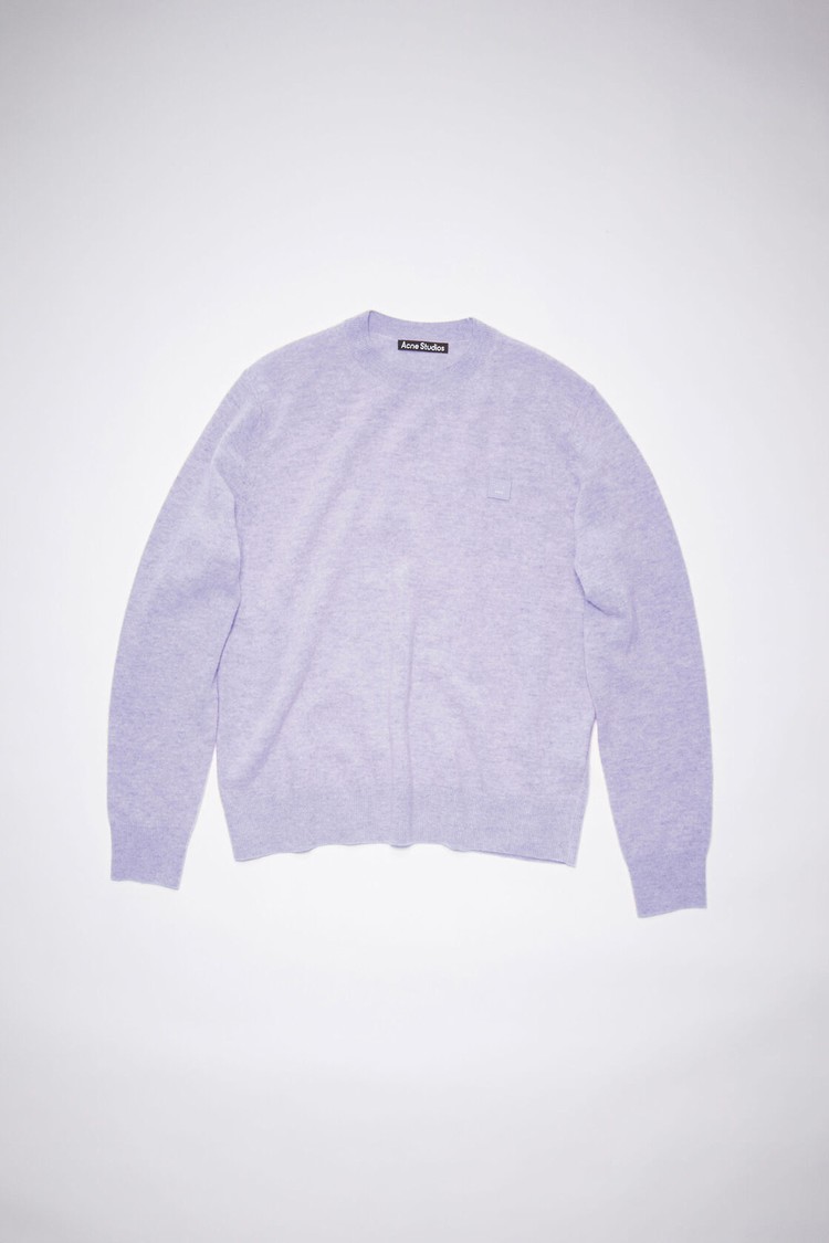 Purple Acne Studios Wool Crew Neck Men's Knitwear | VPYR-05836