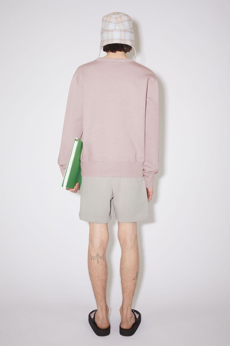 Purple / Pink Acne Studios Crew Neck Men's Sweatshirts | PCMH-59374