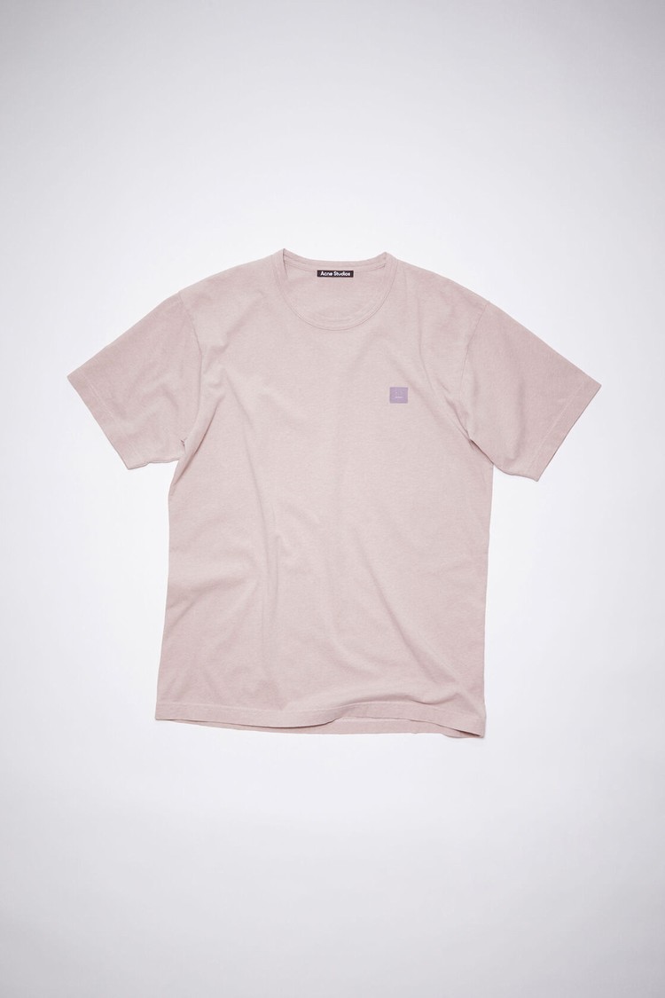 Purple / Pink Acne Studios Crew Neck Men's T Shirts | RMTE-21783