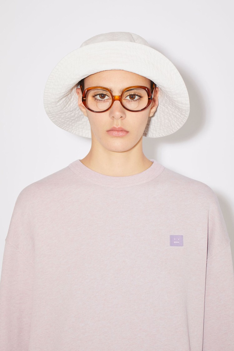 Purple / Pink Acne Studios Crew Neck Women's Sweatshirts | PQYR-97563