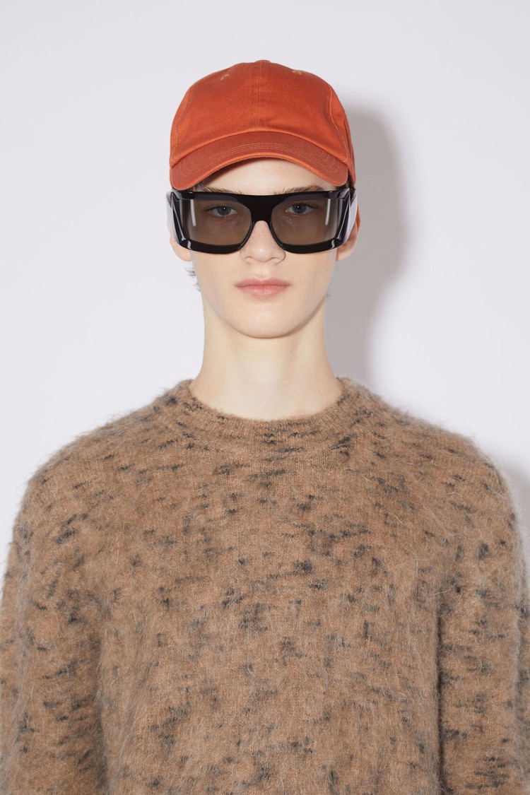 Red Acne Studios Cotton Baseball Caps | OXBE-92317