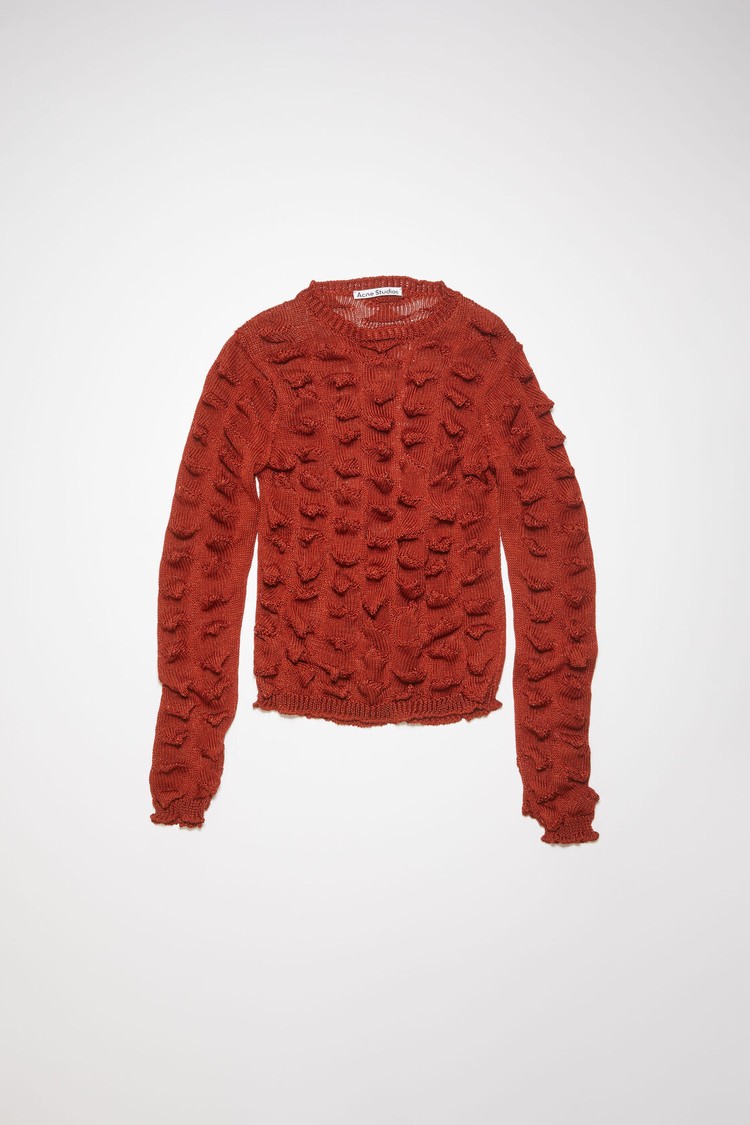 Red Acne Studios Crew Neck Jumper Men's Knitwear | JONE-14975