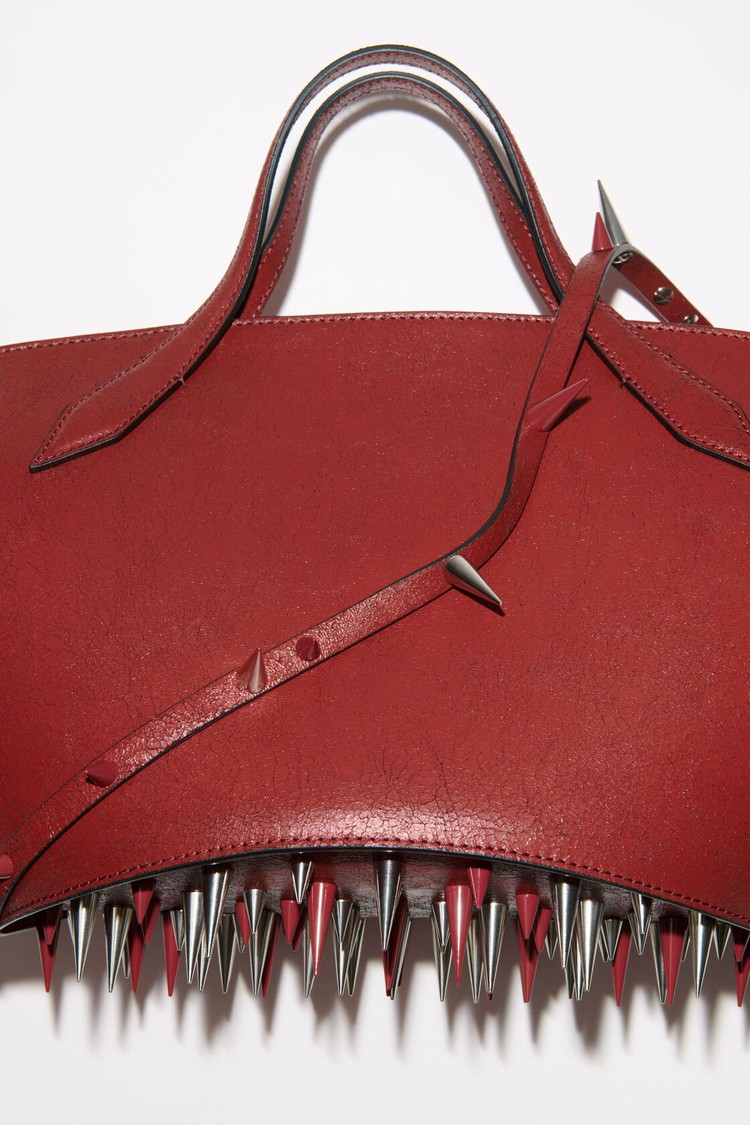 Red Acne Studios Spike Shoulder Bag | PGKO-58079