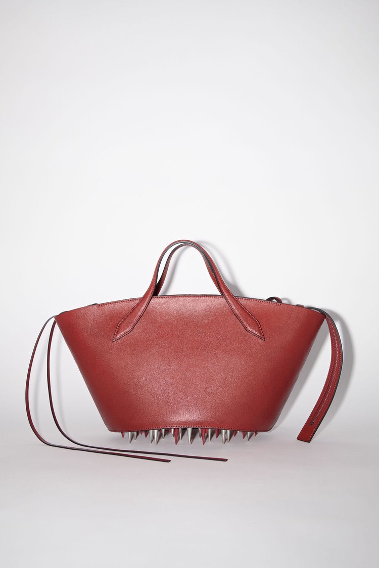 Red Acne Studios Spike Shoulder Bag | PGKO-58079