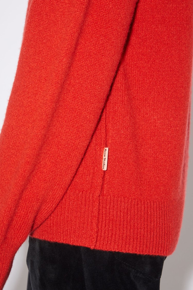 Red Acne Studios Wool Cashmere Women's Cardigan | TKVA-72518