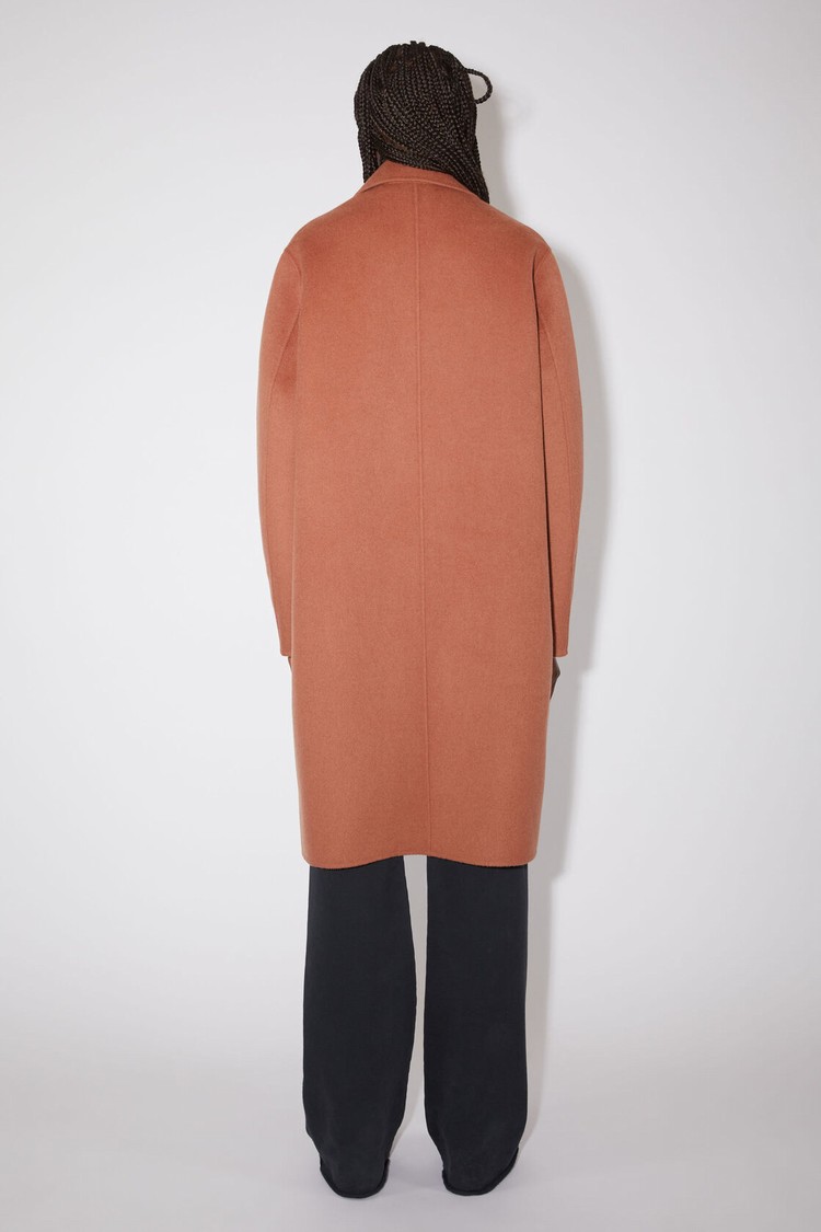 Rose / Pink Acne Studios Single-breasted Women's Coats | YODA-13906