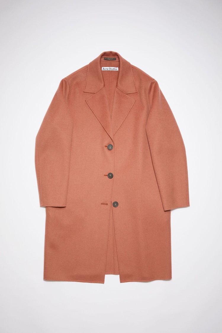 Rose / Pink Acne Studios Single-breasted Women's Coats | YODA-13906