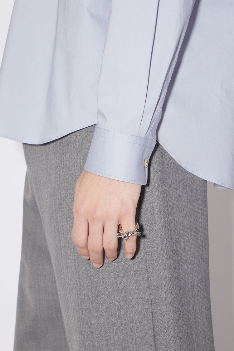 Silver Acne Studios Knot Ring Jewellery | MAFN-84793