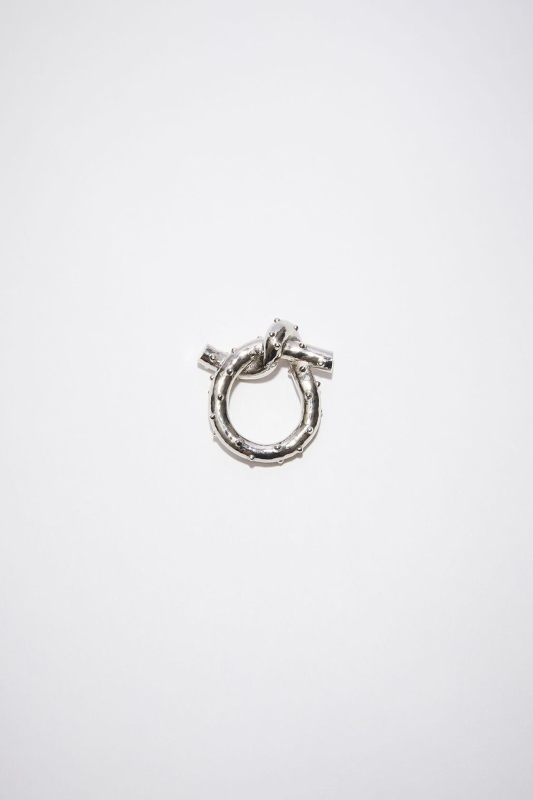 Silver Acne Studios Knot Ring Jewellery | MAFN-84793