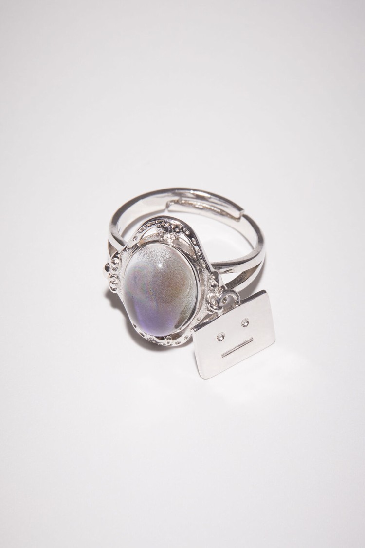 Silver Acne Studios Mood Stone Ring Jewellery | SXPN-62941