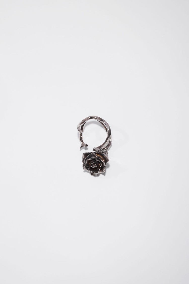 Silver Acne Studios Rose Ring Jewellery | LJVX-03857