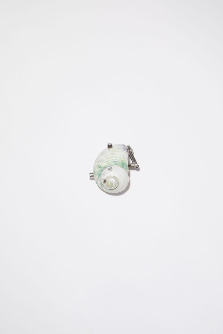 Silver Acne Studios Shell Earring Jewellery | NQRK-10462