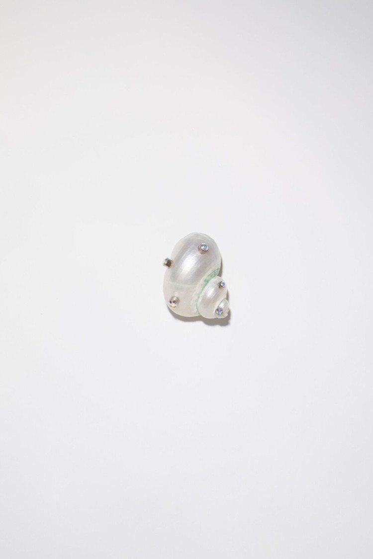 Silver Acne Studios Shell Earring Jewellery | NQRK-10462