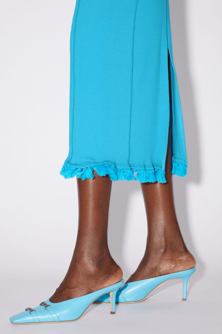 Turquoise Acne Studios Tassel Pencil Women's Skirts | RBSZ-60925