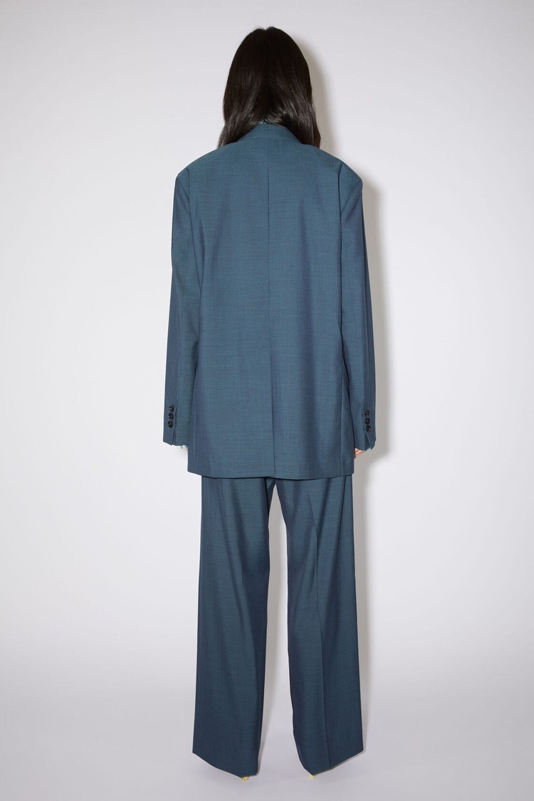 Turquoise / Blue Acne Studios Double-breasted Women's Suits | GKVS-59706