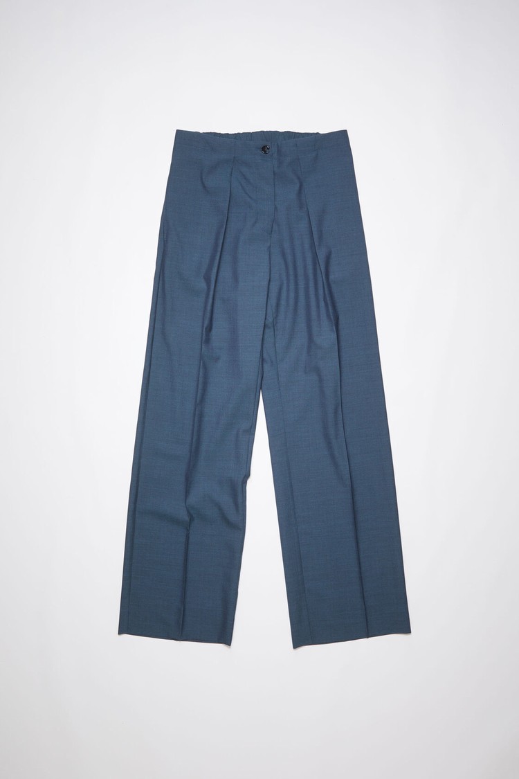 Turquoise / Blue Acne Studios Tailored Women's Trousers | UPWQ-87062