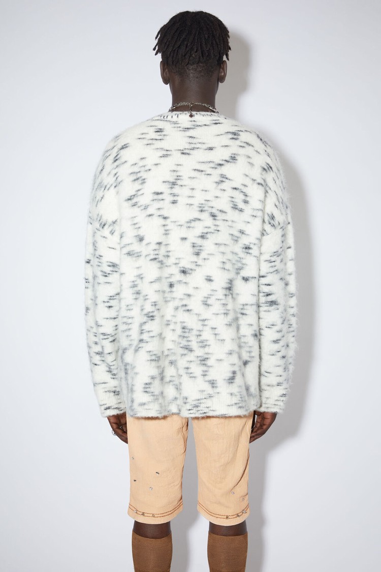 White Acne Studios Button-up Men's Cardigan | PCOT-61374