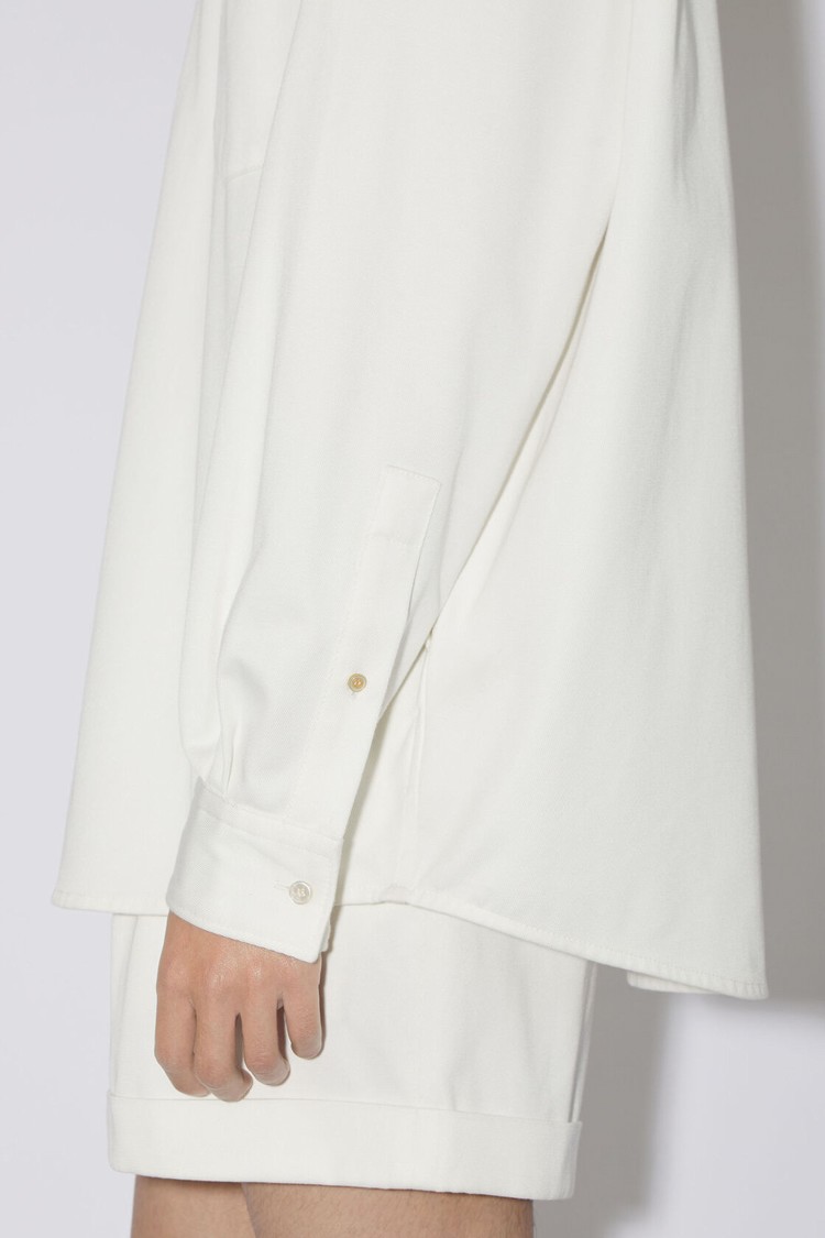 White Acne Studios Button-up Men's Jackets | QCDL-89051