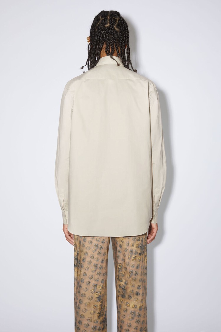 White Acne Studios Button-up Men's Shirts | ERZS-59038