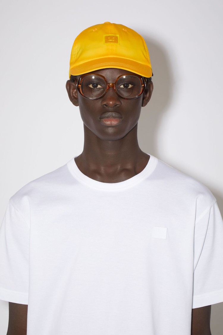 White Acne Studios Crew Neck Men's T Shirts | XPEF-20548