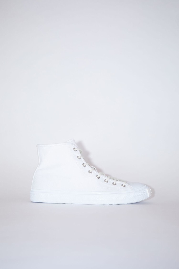 White Acne Studios High Top Women\'s Sneakers | QEML-83956