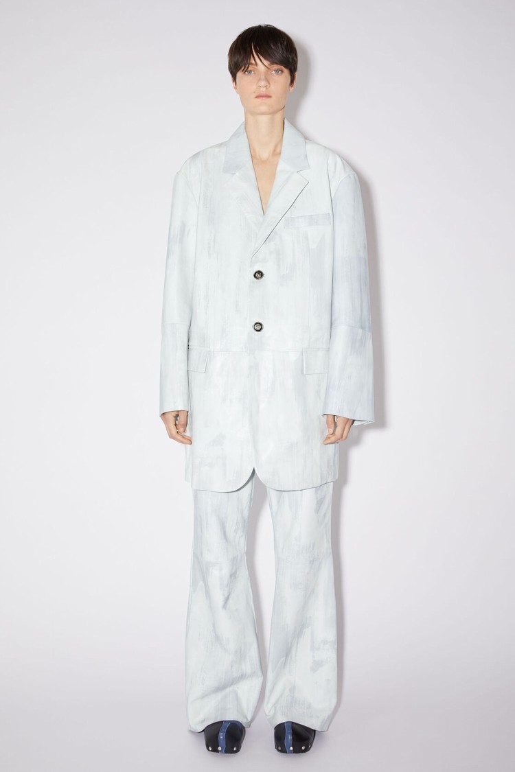 White Acne Studios Leather Single-breasted Women's Suits | EICX-05493