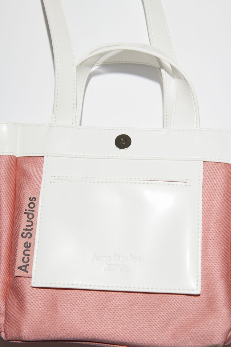 White Acne Studios Logo Mini Shoulder Tote Bag | WMRZ-76803