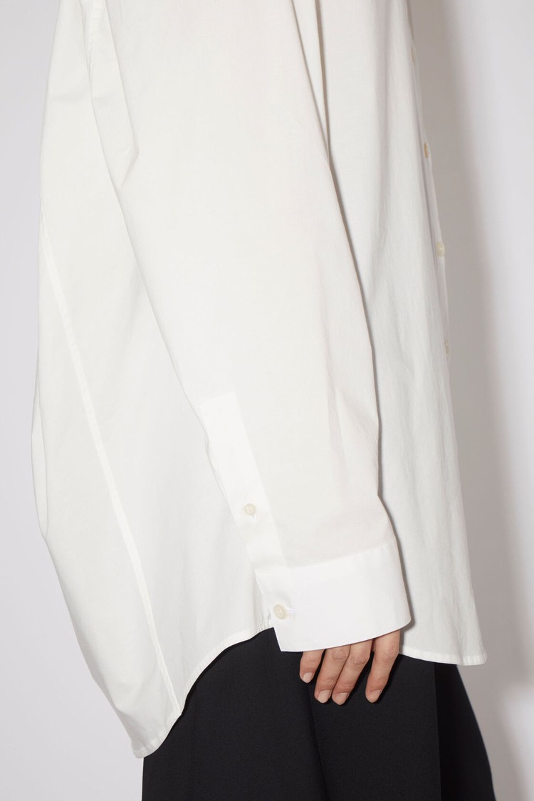 White Acne Studios Long Sleeve Women's Shirts | LGXF-76310