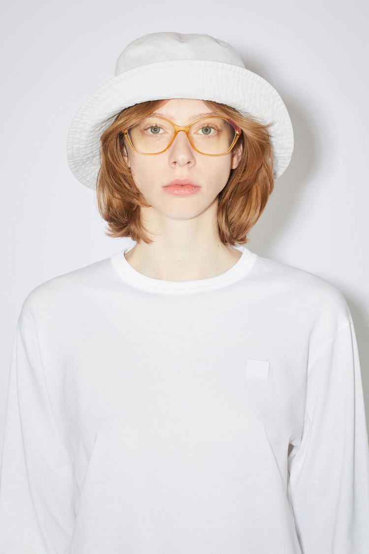 White Acne Studios Long Sleeve Women's T Shirts | GNAH-45630