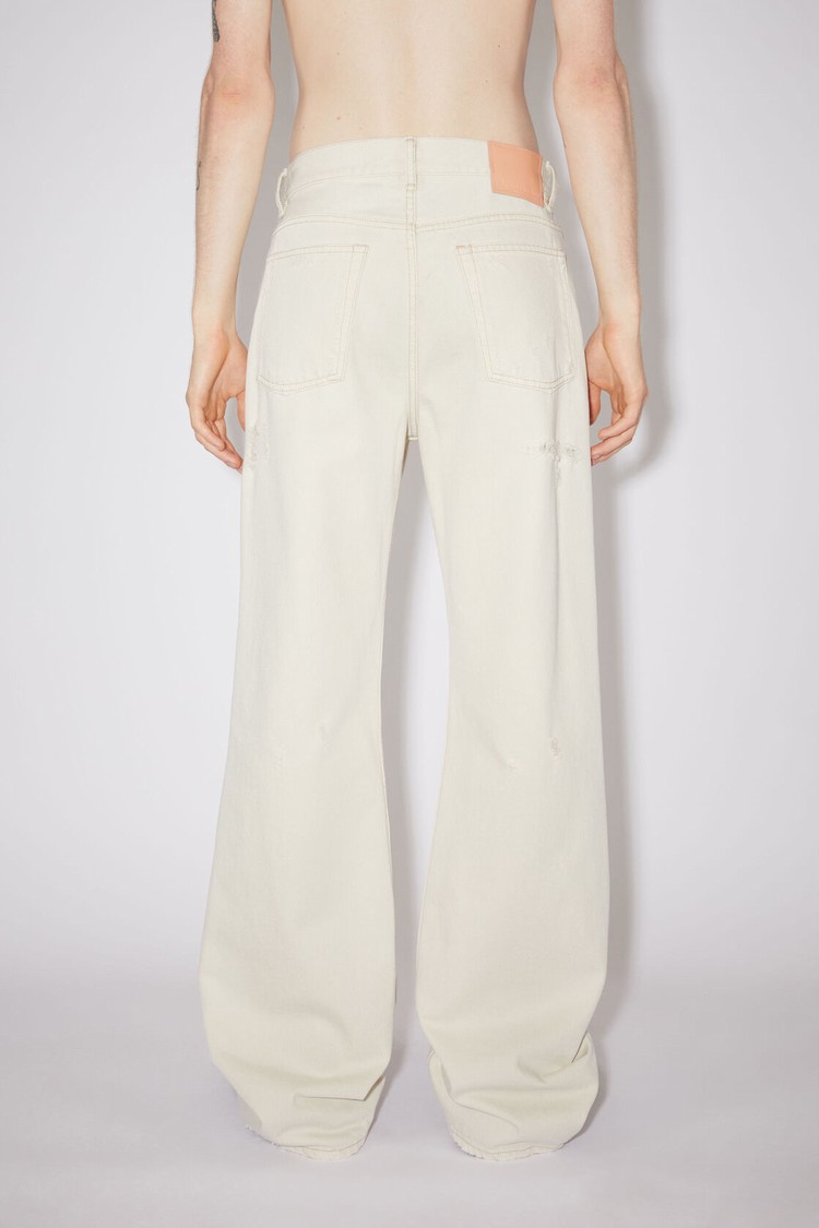 White Acne Studios Loose Fit - 2021 Men's Jeans | GDUB-25349