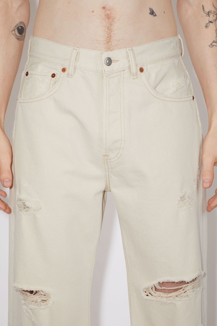 White Acne Studios Loose Fit - 2021 Men's Jeans | GDUB-25349